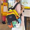 Schoolbag1011 summer new simple and fashionable multi-color short-trip business trip backpack bag high value shoulder armpit bag