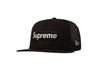Box Logo Mesh Back New Era Black (22SS)