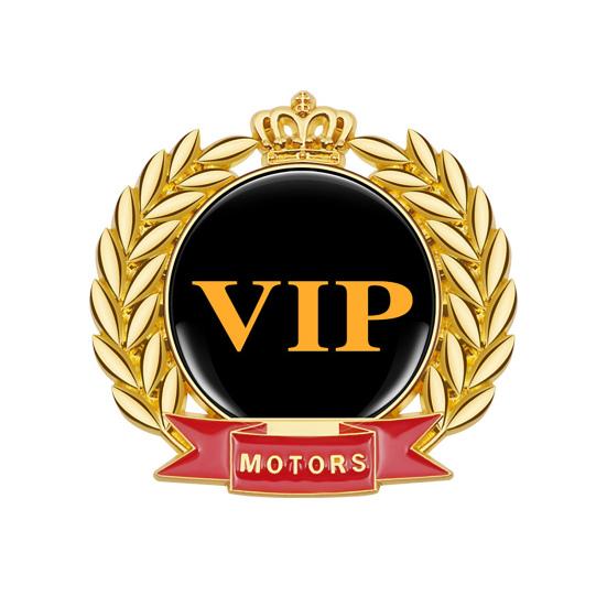 Car Sticker Strong Adhesiveness Waterproof Decorative 3D VIP Rear Front Bumper Metal Badge Car Accessories