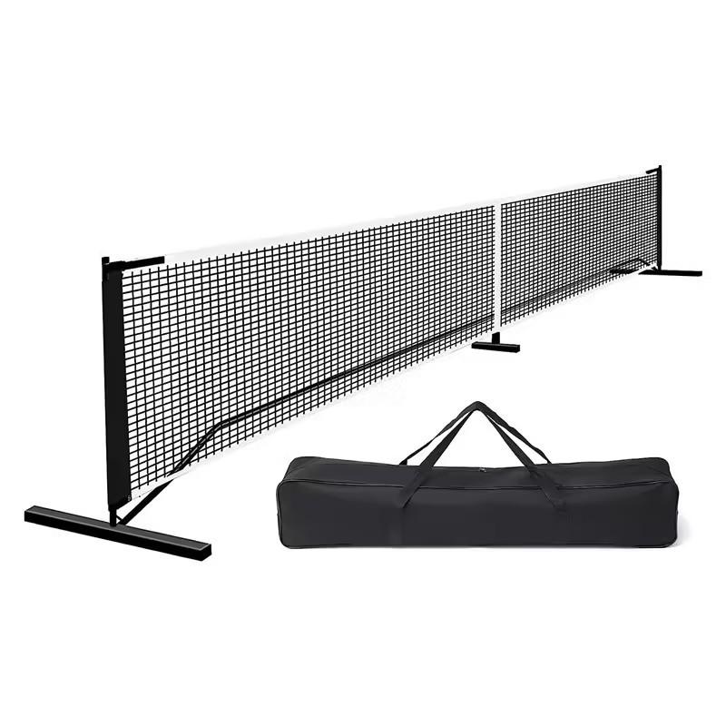Filet de Pickleball Pliable et Portable 22 PI Filet de Pickleball Ensemble Sans Cadre Fournitures d'Entraînement pour Sports de Plein Air