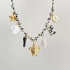 Roestvrij Staal Oceaan Stijl Schelp & Zeester Ketting Armband Set