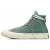 Chuck 70 High Paint Splatter - Admiral Elm Green Unisex Sneakers Herby Egret A06540C