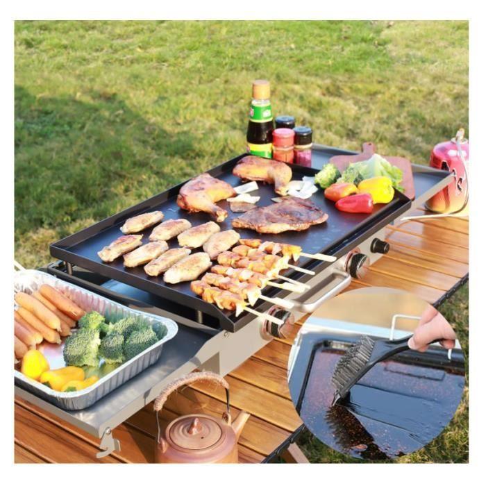 Barbecue Brush - Stainless Steel - 3 Pieces - Effective Cleaning - Durable