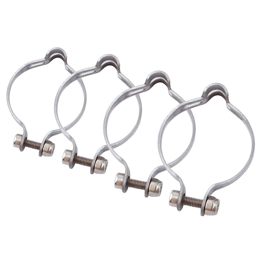 4 Sizes Stainless Steel Bike Parts Pipe Buckle Brake Line Clamp Cable Clip Wire Fixed Ring