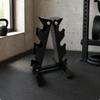 Triangular Dumbbell Rack Cross-Supported Floor-Standing