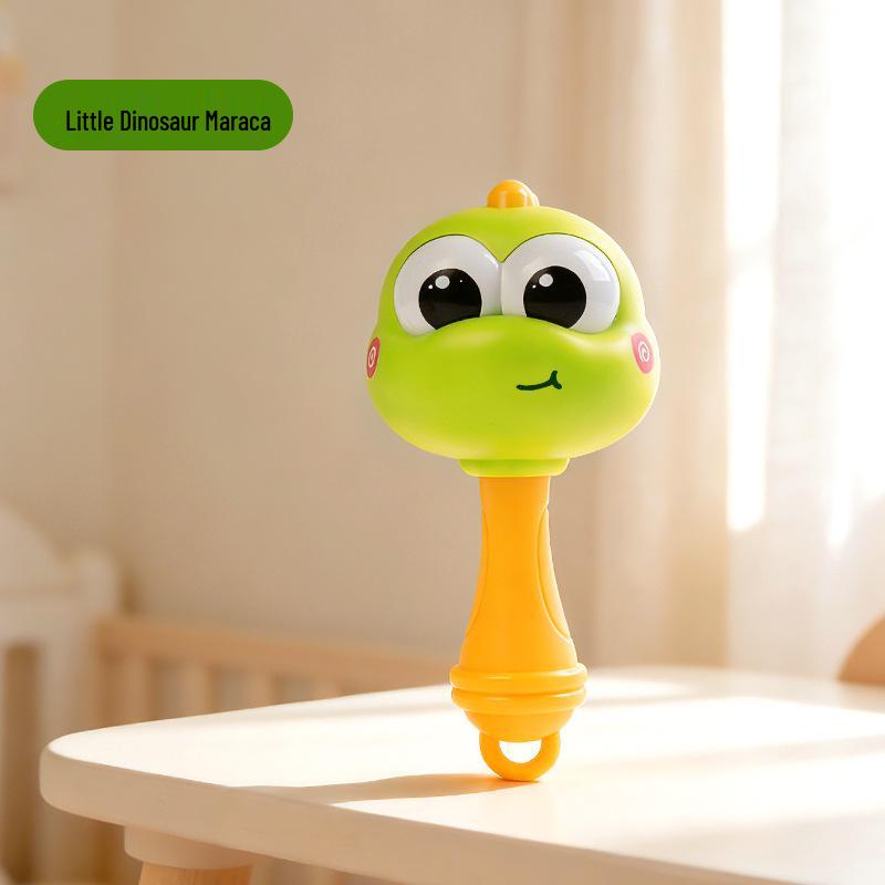Infant Bell Rattle Toy: Dinosaur Duck Shaker for Early Education and Grasping Training