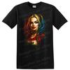 Harley Quinn Suicide Squad Portrait T Shirt Movie Character Graphic Tee