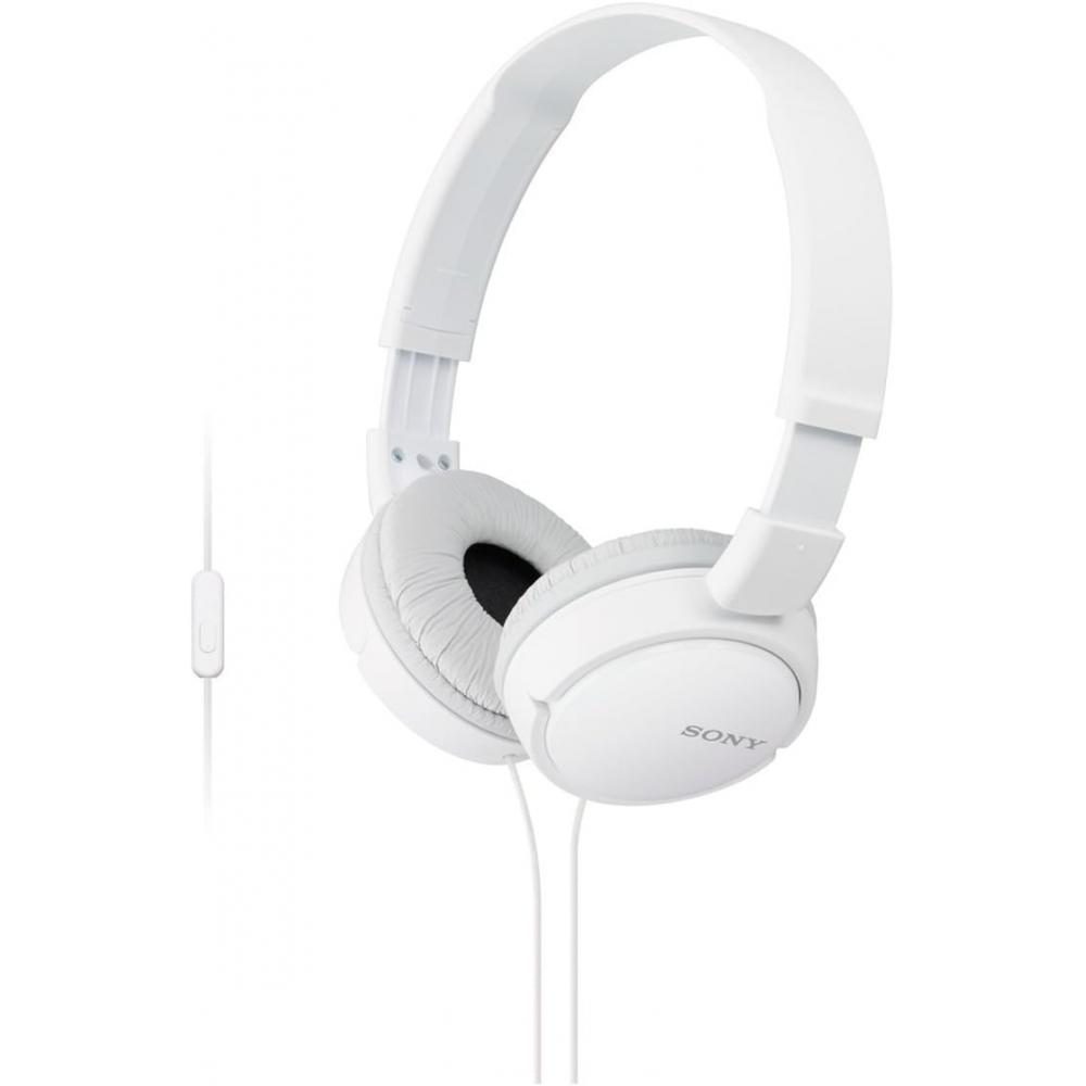 Sony Mdrzx110apWc Stereo Headphone W  Microphone White