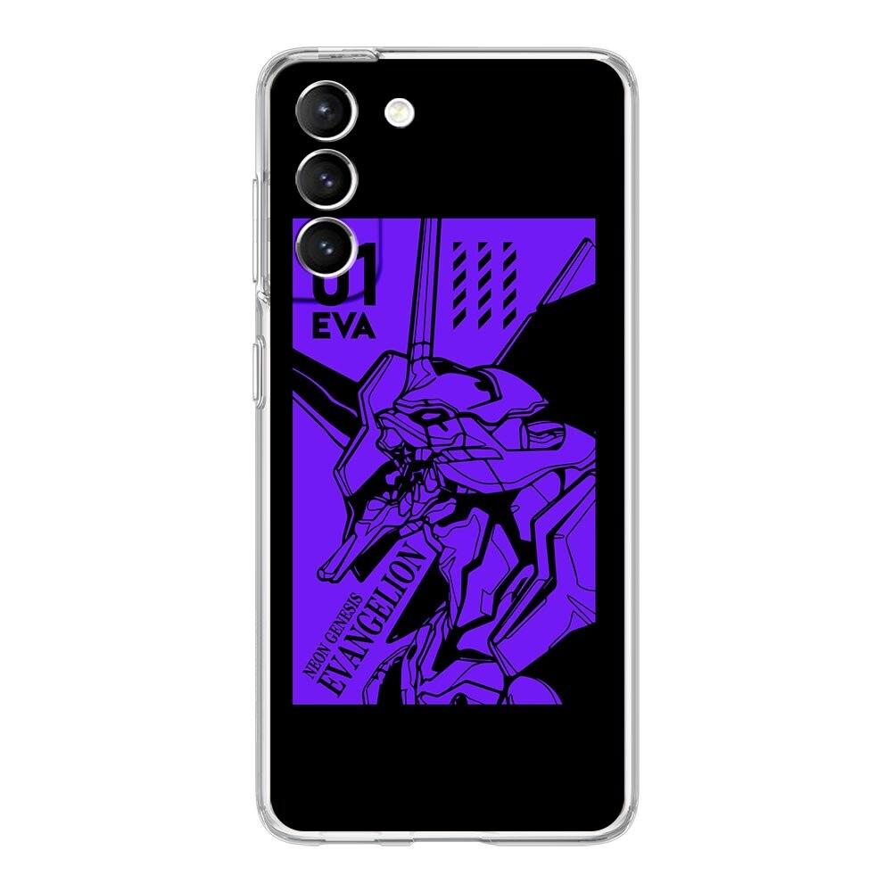 Neon Genesis Evangelion EVA Phone Case For Samsung Galaxy S22 5G S20 Ultra S21 FE 5G S10E S9 S8 S10 Plus Note 20 10 Lite Cover