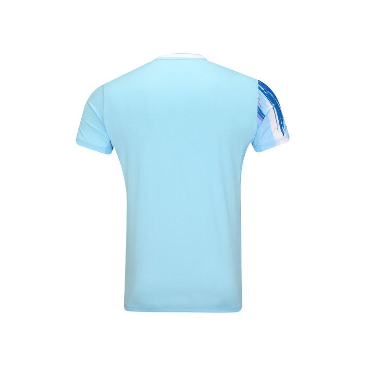 Li Ning Badminton Collection T Shirt Unisex Ice Refreshing Blue AAYV025-5