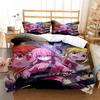 3D Anime Lonely Rock Digital Print Polyester Bedding Sets Covers Boys Bed Linen Set For Teens Bedding Set Queen Bedding Set