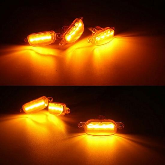 3x Grille LED Light Raptor Style Trim For Chevrolet Silverado 1500 2016-