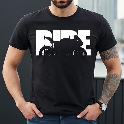 Cyklista Motocyklista | Jazdec na motocykli | Biker | Novinka | PÁNSKE tričko TEE TOP