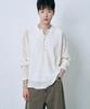 Ousa Linen Blend Henley Neck Knit 4 Colors