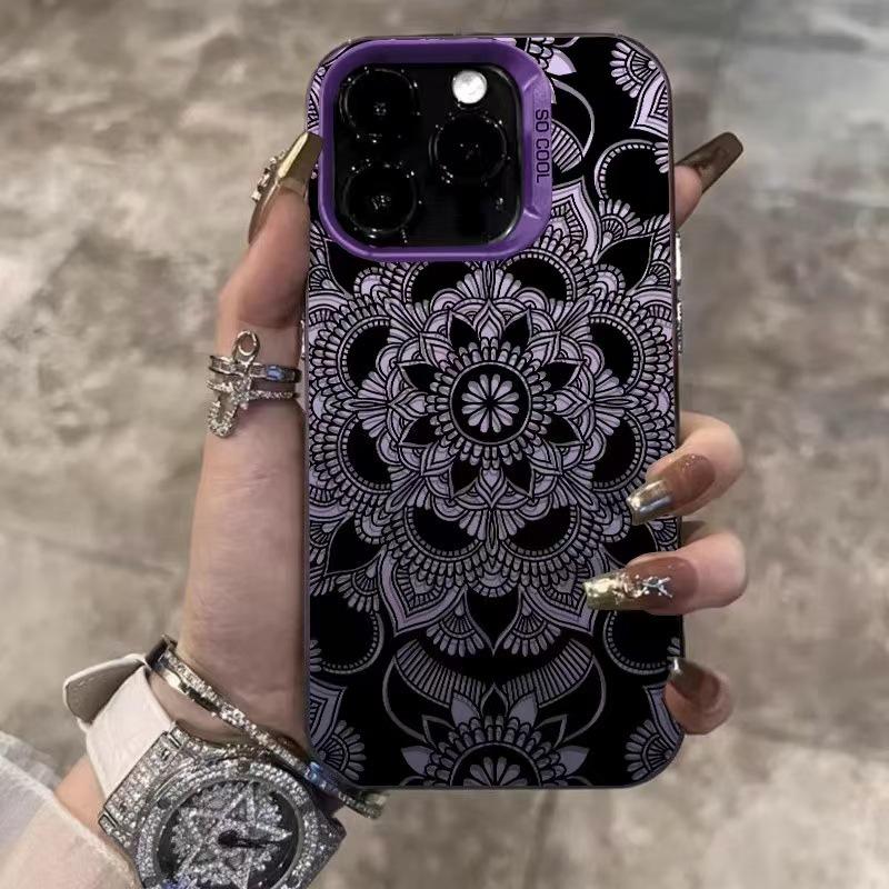 Retro Totem Muster Handyhülle für iPhone 12 bis 17
