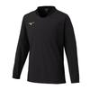 Mizuno Tough Breaker Tough PLUS Training Size L Shirt, Water-Repellent, Wear, 32MEC182, Unisex, Black,