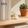 Modern Desktop Plant Holder Leisure Fishing Frog/Cat/Panda/Bear Statue Ornaments, Clear Mini Vases Miniature Cute Animal Ornaments Figurines