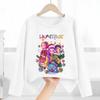 Merry Christmas Kpop Demon Hunters Print Fashion Kids T Shirt Casual Children Clothes Autumn Baby Boys Girls Long Sleeve T-shirt