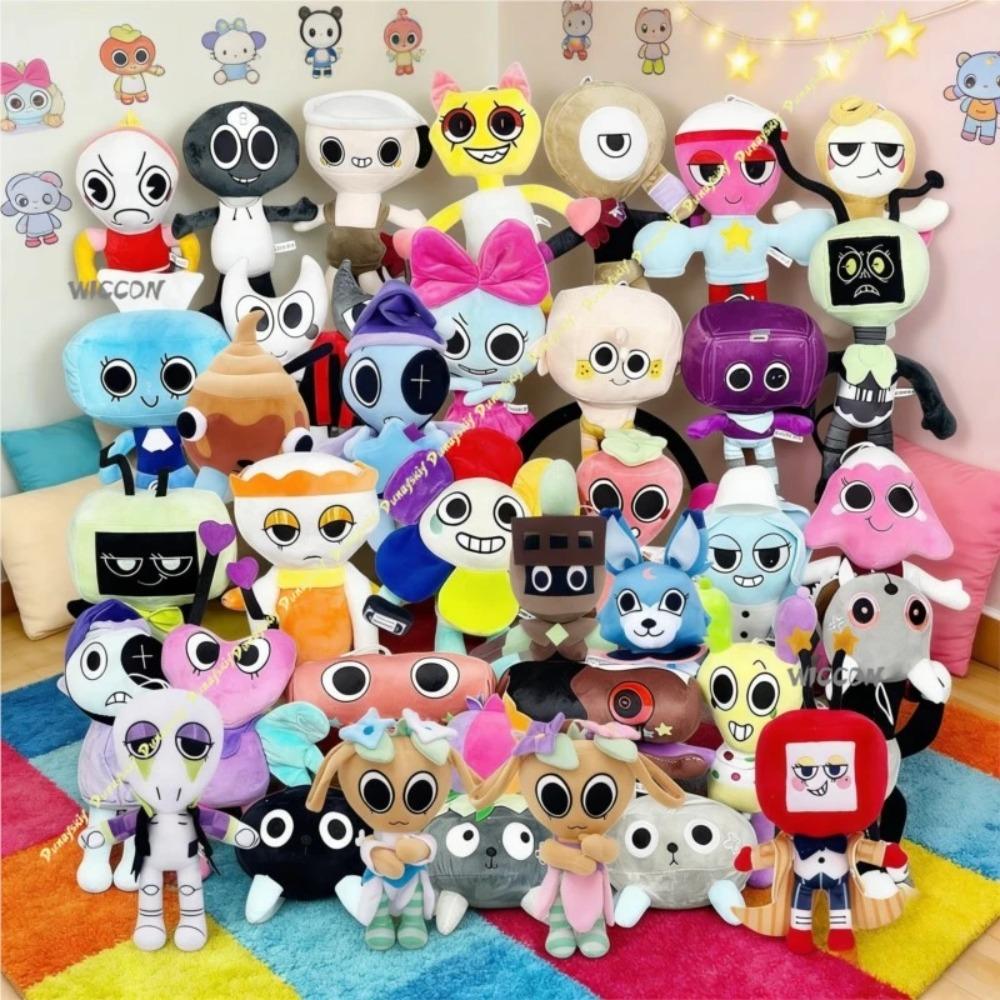 Cosplay Costume Dandy Game Cute Set Plush Dolls Party Stage Gift Clothe Vee Worl Flower Vegetible Animal Grey Bithday Props Suit
