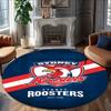 1pc Football Team (23) Print Round Carpet Chair Round Carpet Suitable for Bedroom Living Room Home Decorative Carpet