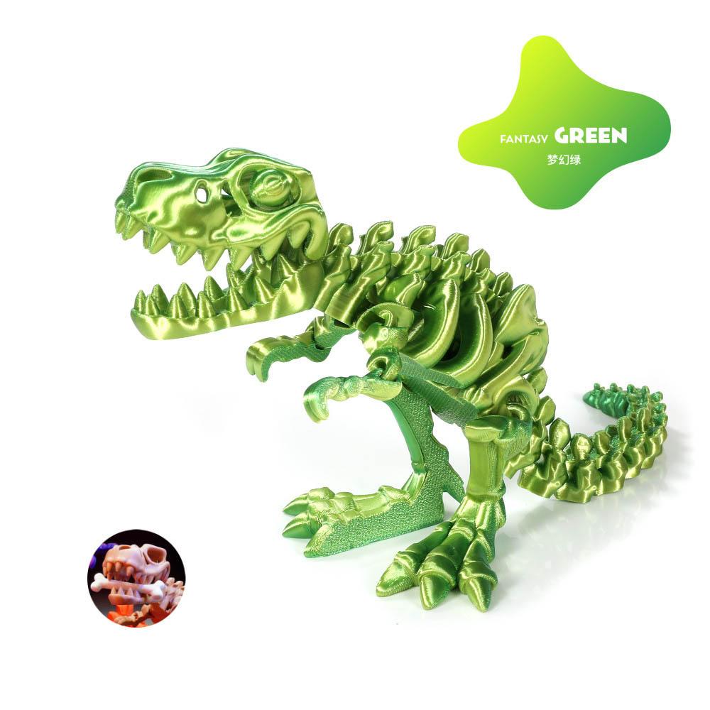 Simulation Bunter Jura-Dinosaurierskelett-Spielzeug 3D-Druck Tyrannosaurus Rex Dinosaurierskelett Heimdekoration Bastelgeschenk für Jungen