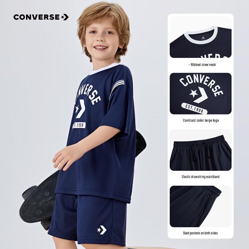 Converse Kids' Star Pattern T-Shirt & Shorts Set