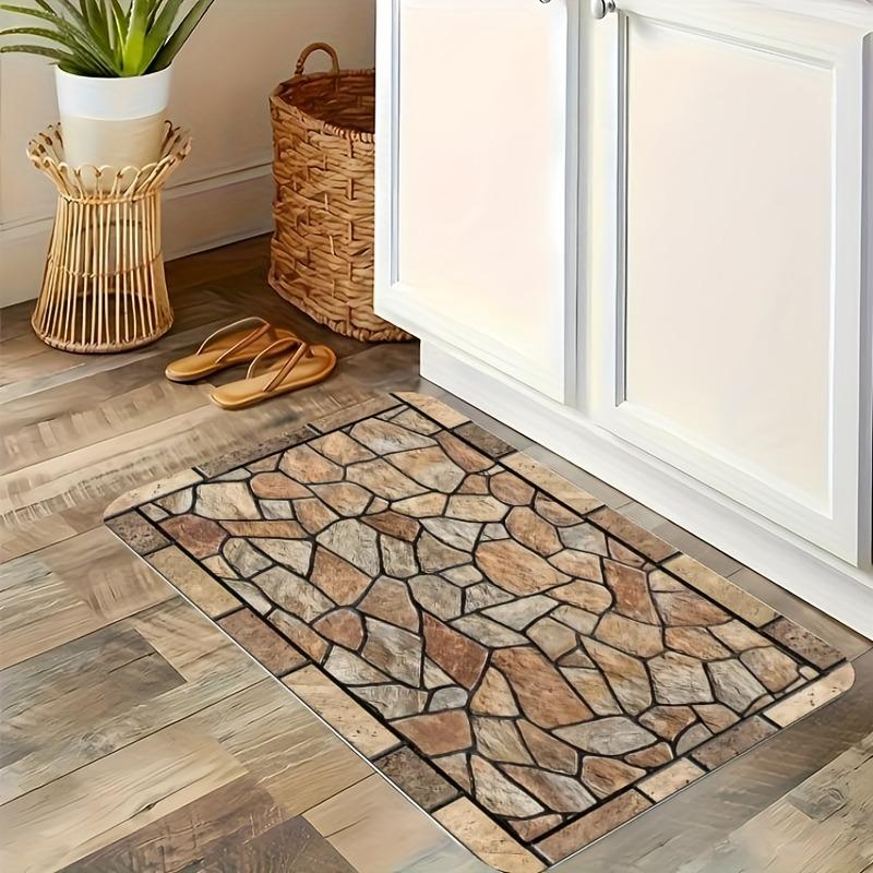 1PC Grashing surf Pattern Kitchen Rug Non-Slip Door Mat Pop design Bathroom Rug Bath Mat Carpet for Home Sink Laundry Decor