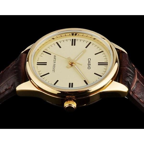 Casio Women's Leather Band Wrist Watch LTP-V005GL-9A