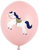 Balloons 30 , Horse, Pastel Pale Pink