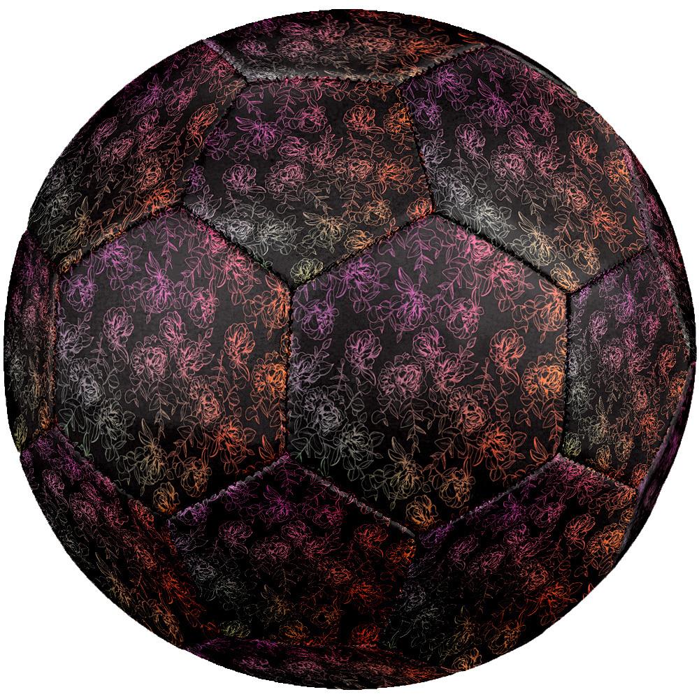 1pc Floral Night Size 5 Soccer Ball Professional Match Training Football Indoor &Outdoor Sports Ball Lightweight Durable M6559