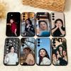 Lovely Go Younjung Actress Phone Case For Samsung A73,72,71,53,52,51,22,91,80, Soft Black Cover