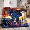 1pc Superman Blanket Lightweight Flannel Throw For Sofa, Bed, Travel, Camping, Livingroom, Office, Couch, Chair, And Bed