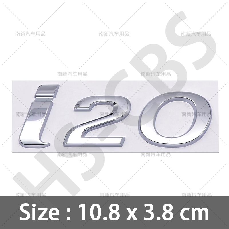 3D Chrómový Kovový Štýl Auta I10 I20 I30 I40 Písmenový Znak Zadný Znak na Kufor Pre Hyundai Logo Štítok s Názvom Nálepky Príslušenstvo do Auta