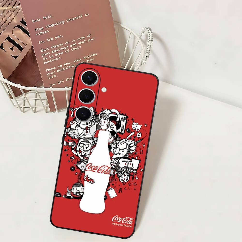 C-Coca C-cola Vintage Logo Phone Case For Samsung S 24 Fe 25 Ultra Plus 20 Lite 21 30 22 23 24 22 Ultra 5G Fundas