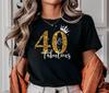 Personalised Birthday T-Shirt Mens Womens Tees Top , 60th ,30th, 40th Birthday Fabulous, Sparkly Birt