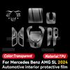 For Mercedes Benz AMG SL  2024 Car Interior Center Console Screen Protective Film Anti-scratch Repair Sticker Accessories