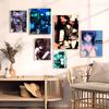Anime S-Serial Experiments L-lain Vintage Poster Klebriger Retro Kraftpapier Aufkleber DIY Zimmer Bar Café Kawaii Zimmerdekoration