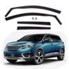Air Deflectors - J&J Automotive - Peugeot 5008 II - 4 Pieces - Aerodynamic - Black/Smoked