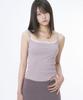 INNERMUSEUM Frill Lace Sleeveless (Ash Brown)