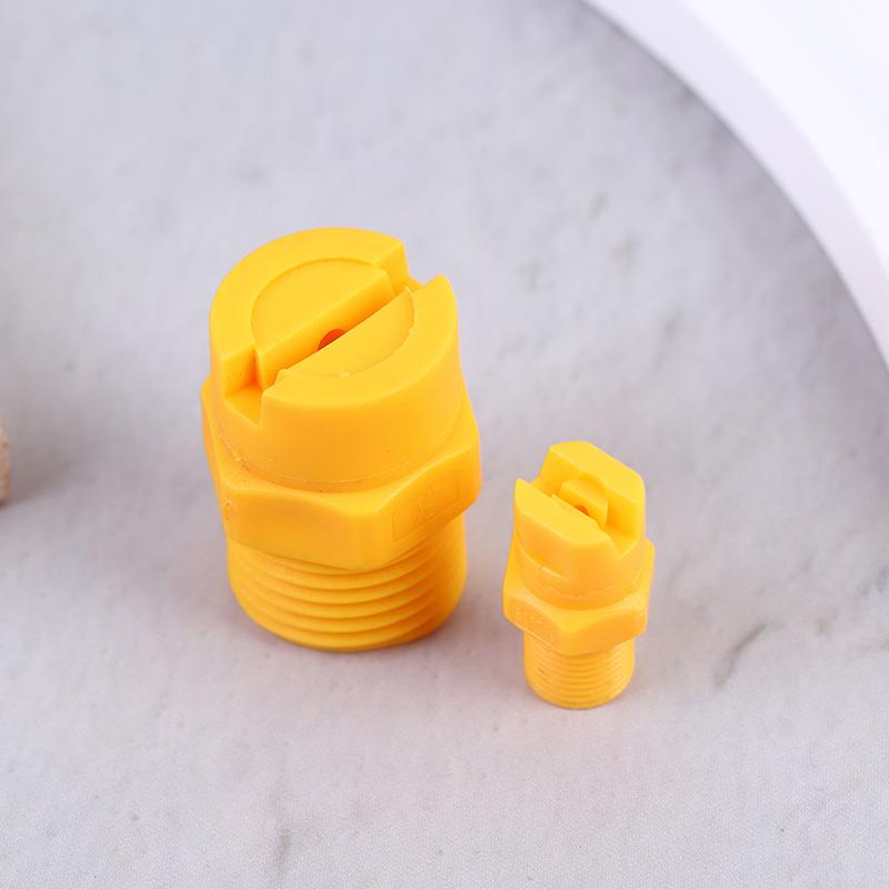 1 Stück Kunststoff V-Strahl Flachstrahl Kegel Sprühdüse 1/8" 1/4" 1/2" Industrielle Fabrikreinigung Staubentfernungsdüse