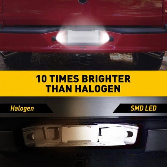 2Pc Rear Bumper Tag Light License Plate Lamp Fit 97-11 Dodge Dakota Super Bright