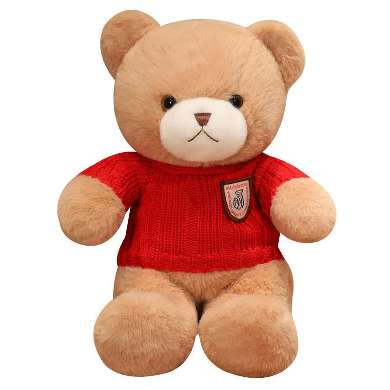 Teddybär Stoffpuppe mit Pullover Design für Geschenk und Sammler