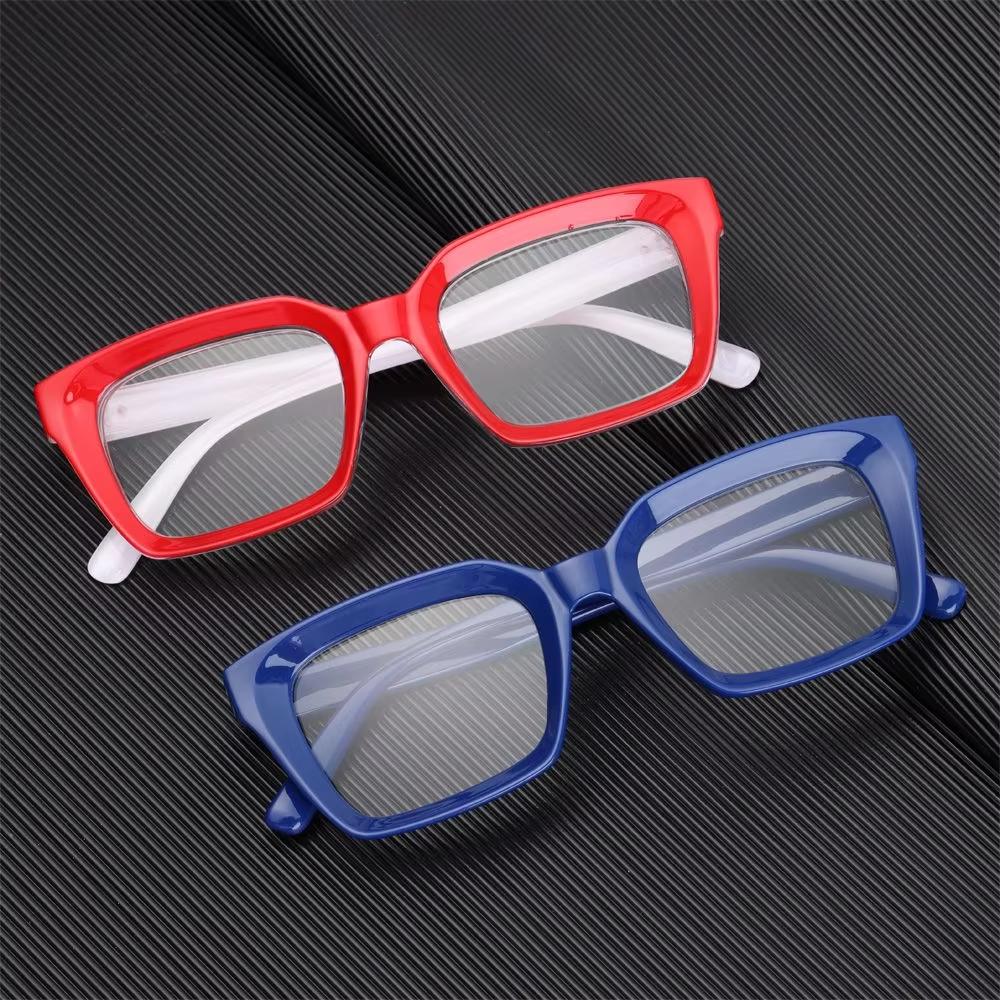 Fashion Square Reading Glasses for Men Women Large Frame Presbyopia Eyewear Diopter +1 0 to +4 0 High Definition