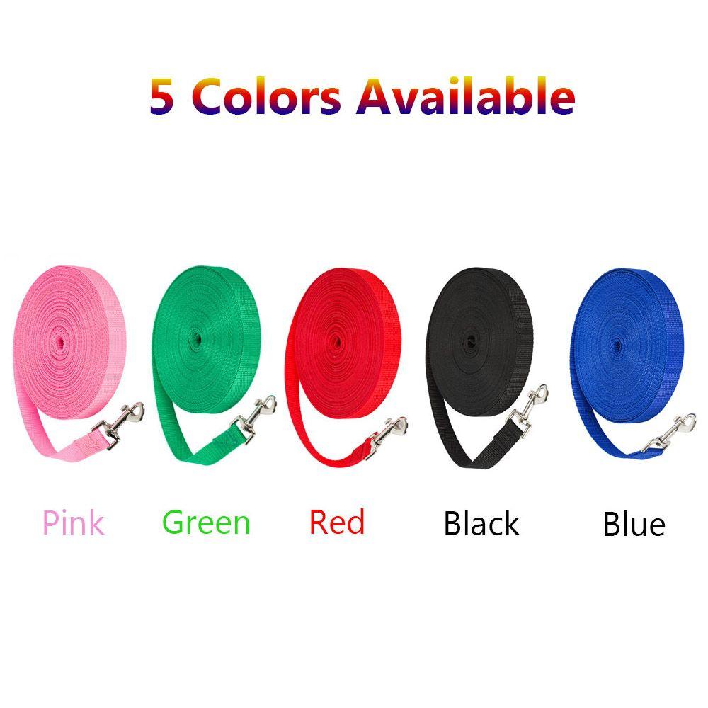 Pet Supply Dogs Cats Flexible Nylon Belt Lead Strap Dog Leash Traction Rope Walking Training