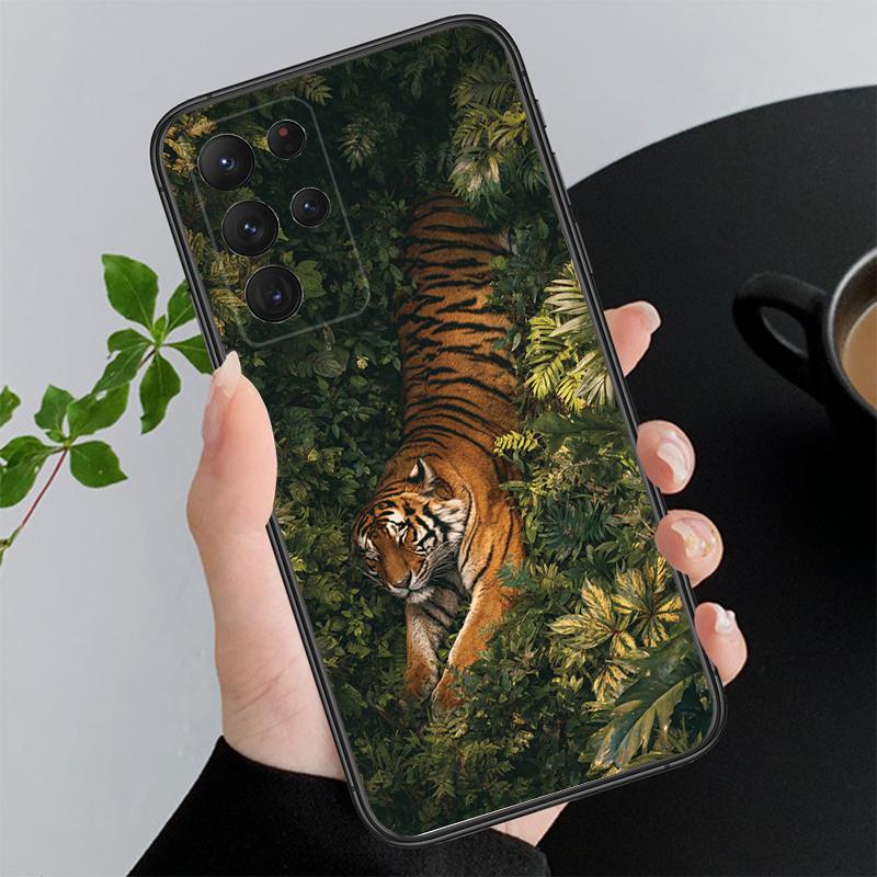 Phone Case For Samsung A55 A16 A56 A36 A35 A15 A53 A54 A33 A34 A25 A05S A52 A52S A14 A26 A71 Tiger Art