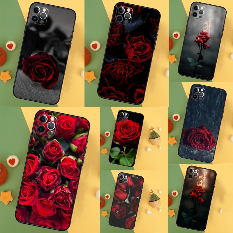 Étui Coque Fleur Rose Rouge Pour Honor Magic 7 5 6 Pro V5 Honor X8b X8a X9b X9c X9a X7a 50 70 90 200 400 Lite