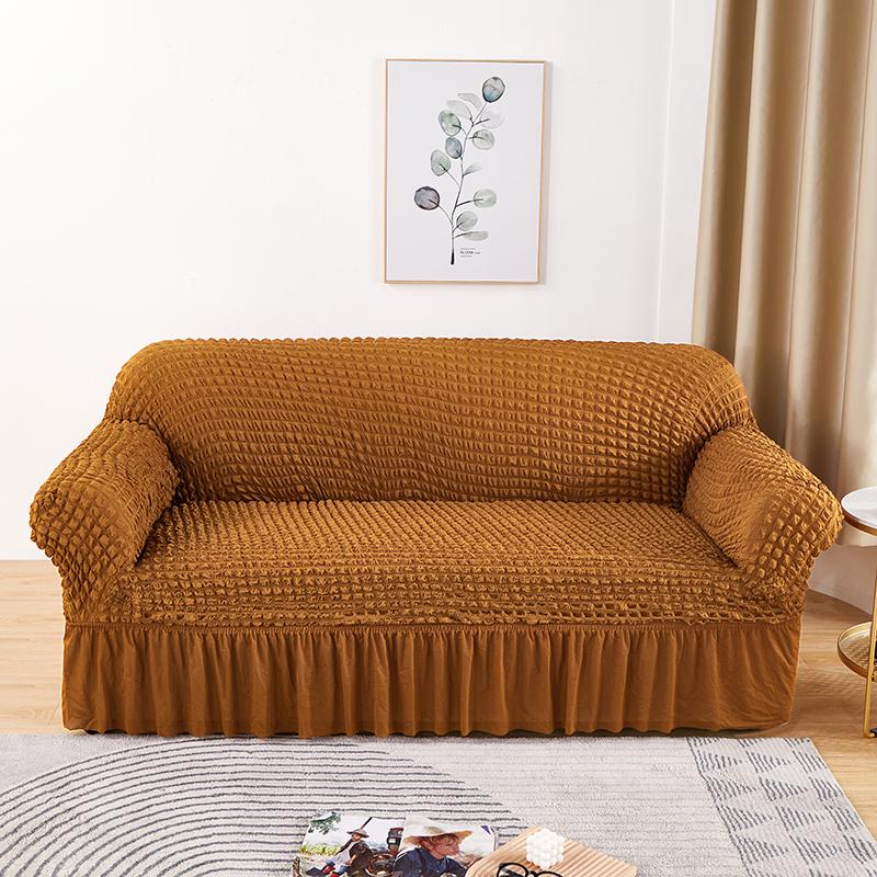 1pc High Elasticity Bubble Lattice Skirt Sofa Cover Decorative Sofa Suitable for All Occasions All Seasons