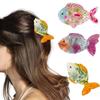 Non Slip Ocean Animal Hairpin 3.4 Inch Big Acrylic Clip Fun Fish Hair Claw Clip Hair Decor