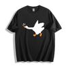 Playful Goose Graphic T-Shirt - Cute Cartoon Design Unisex Tee