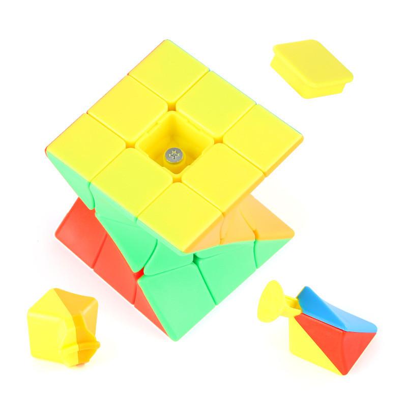 Einzigartiger 5cm Kinder-Puzzlewürfel Pädagogisches Verdrehbares Magischer Würfel Spielzeug zur Geistesentwicklung
